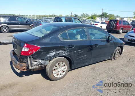 2012 Honda Civic Lx from USA, damaged, VIN 19XFB2F52CE330219